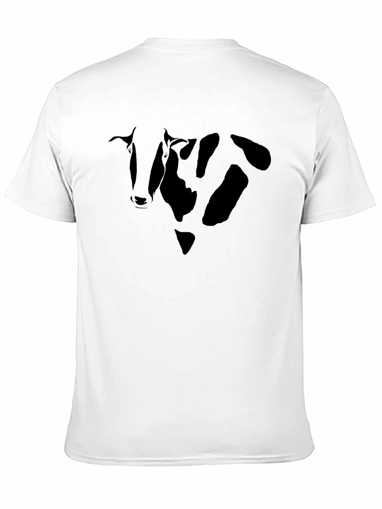 Cow Graphic T-Shirt - Black Casual Wear