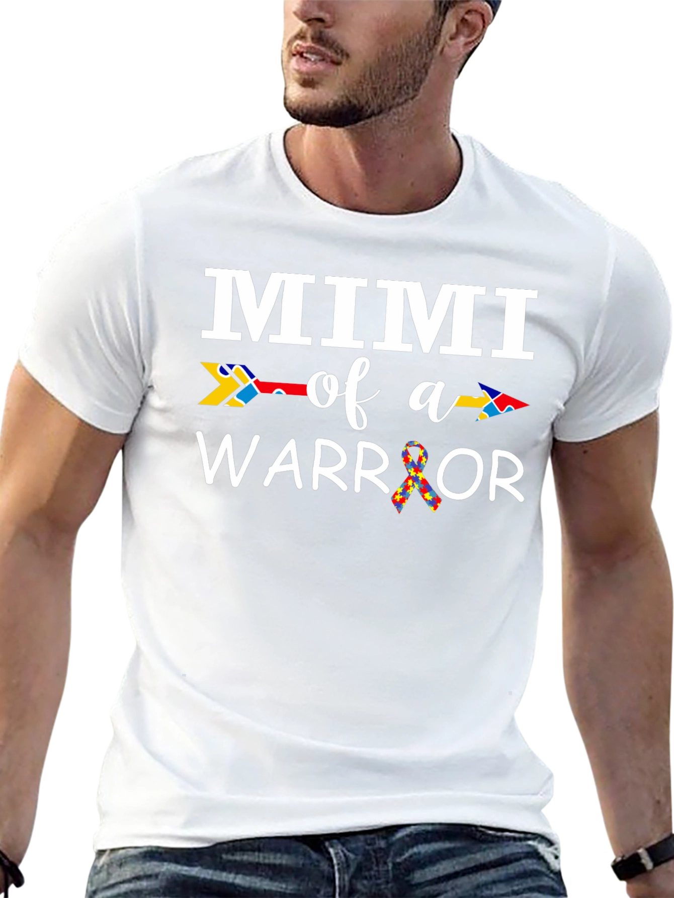 Mimi of a Warrior Autism Awareness T-Shirt