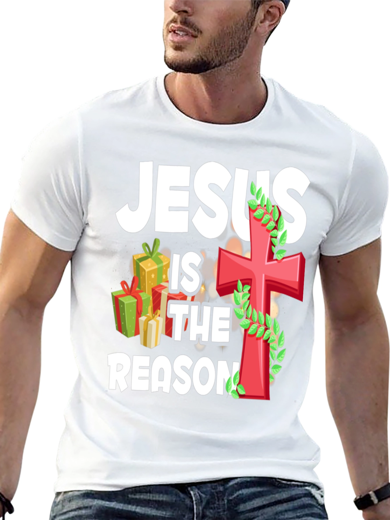 Jesus Is The Reason Christmas Holiday T-Shirt