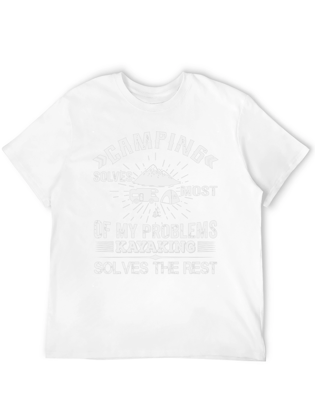 Camping & Kayaking Problem Solver Graphic Tee