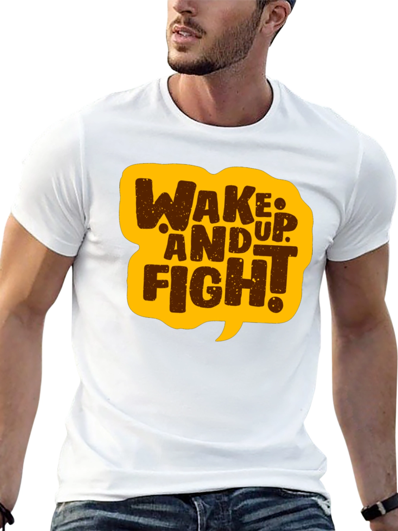 Wake Up and Fight Graphic T-Shirt