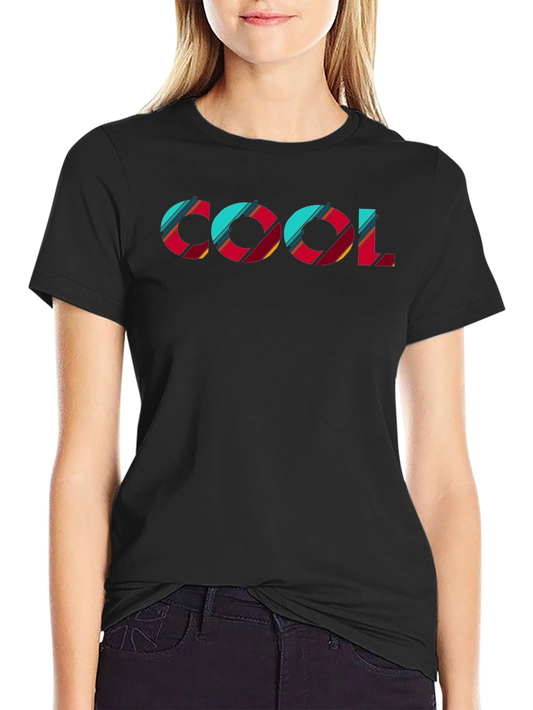 Cool Graphic Print Black T-Shirt