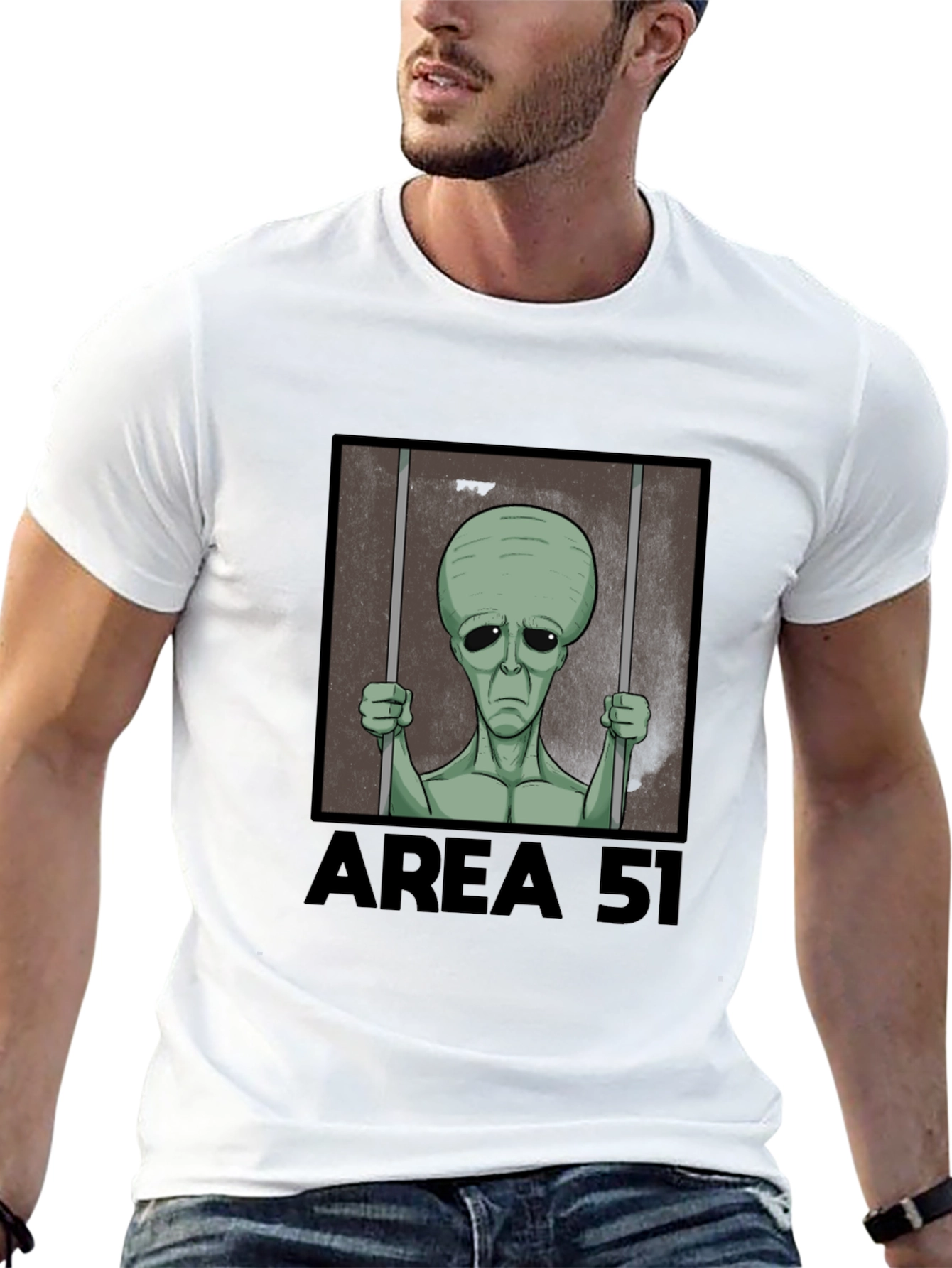 Area 51 Alien Imprisoned Graphic Tee