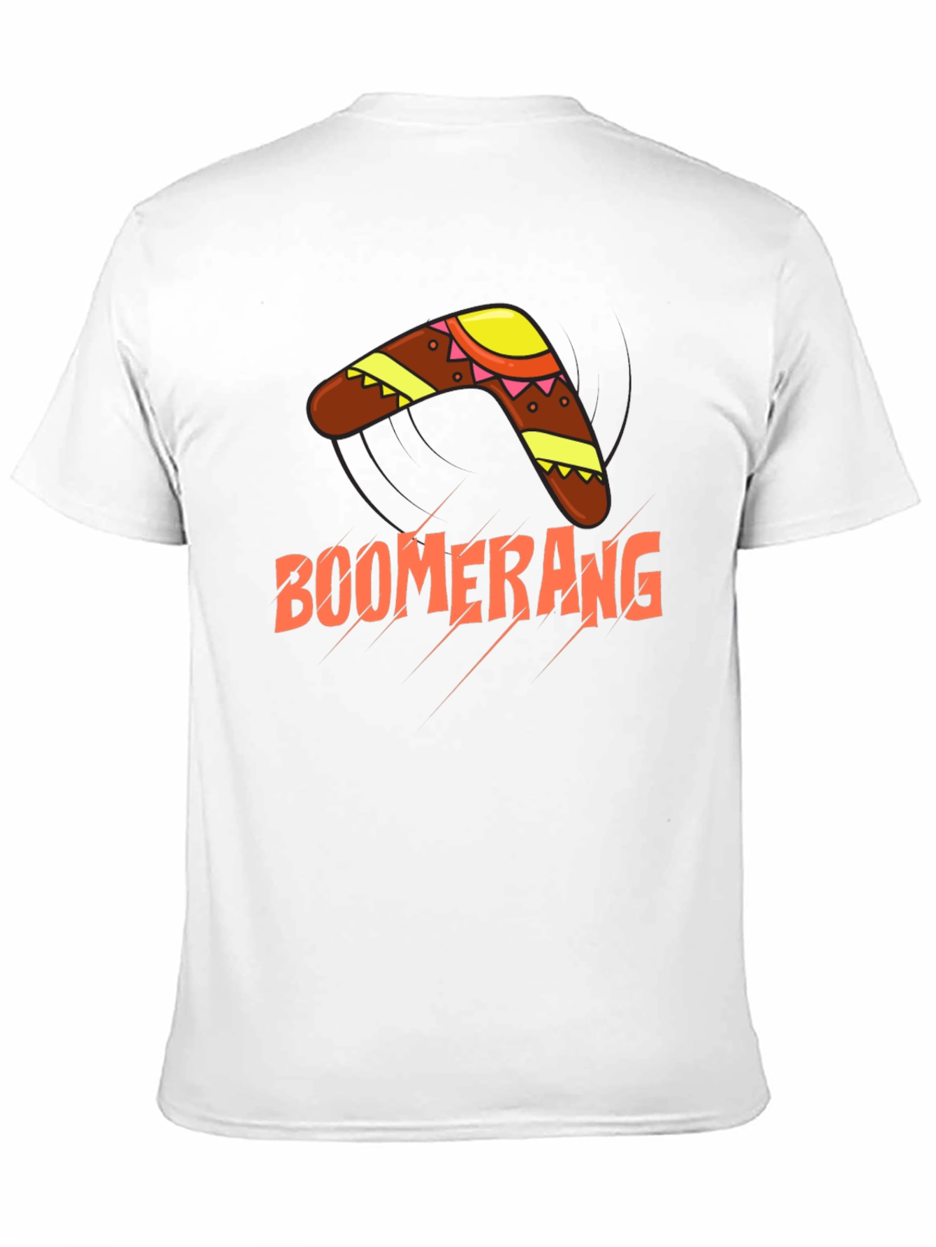 Boomerang Graphic Tee - Casual Cotton Blend