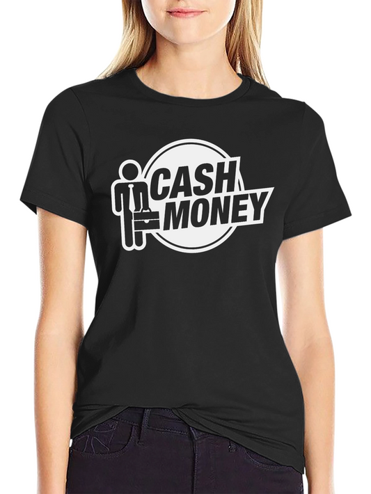 Cash Money Graphic Tee - Black Cotton T-Shirt