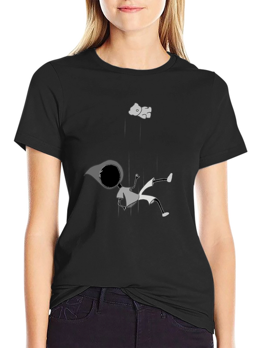 Dreamy Falling Boy T-Shirt - Unique Graphic Tee
