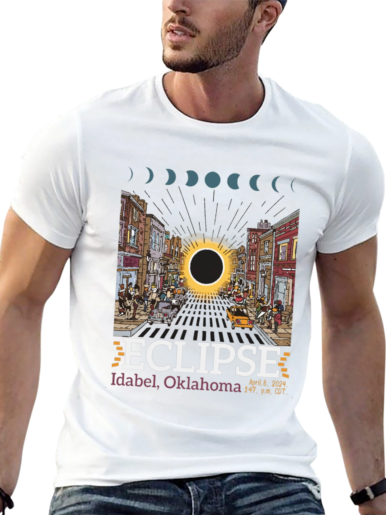 Idabel Oklahoma Eclipse 2024 T-Shirt