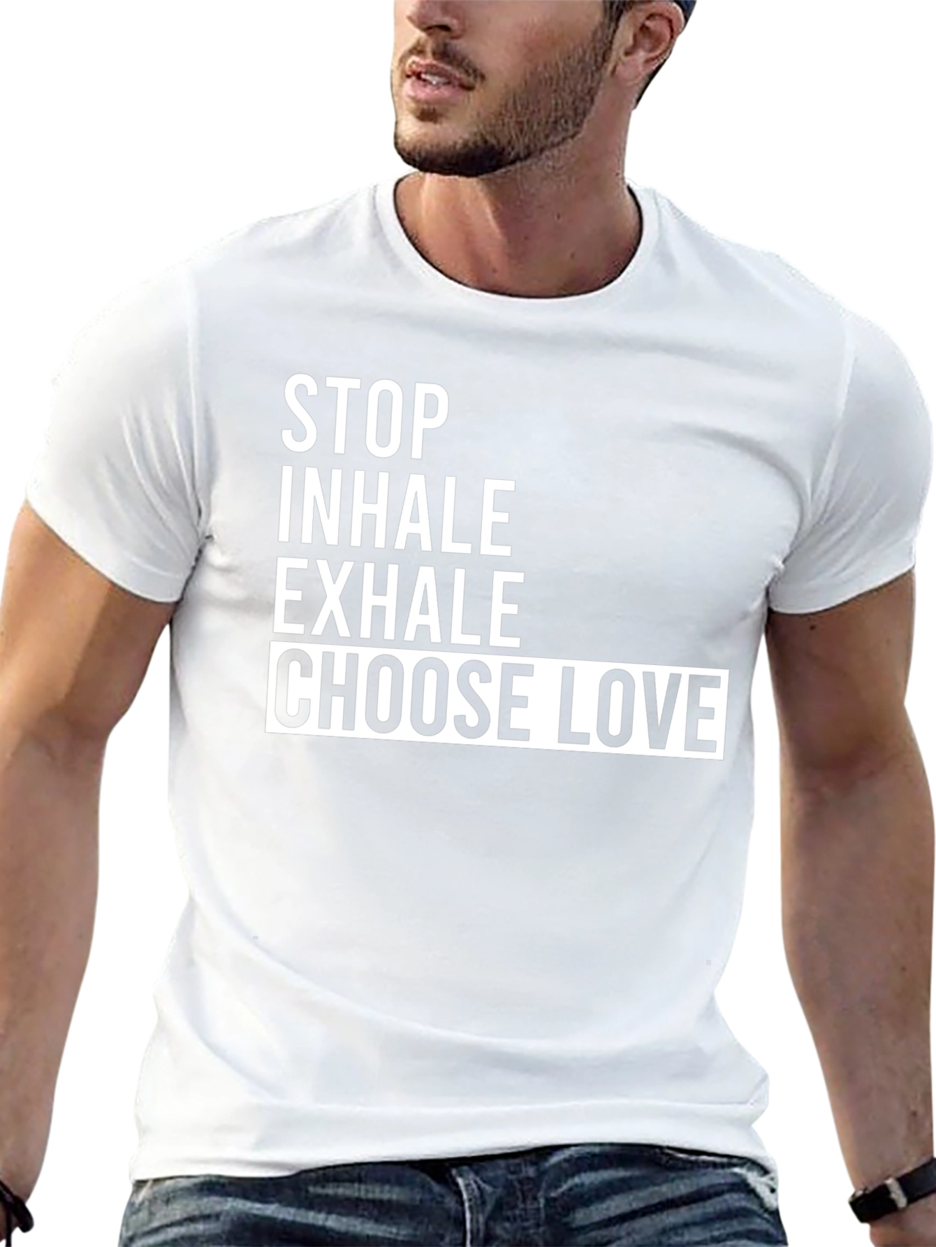 Stop Inhale Choose Love T-Shirt