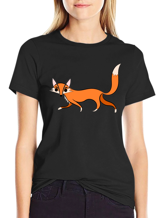 Fox Graphic Black T-Shirt - Casual & Fun!