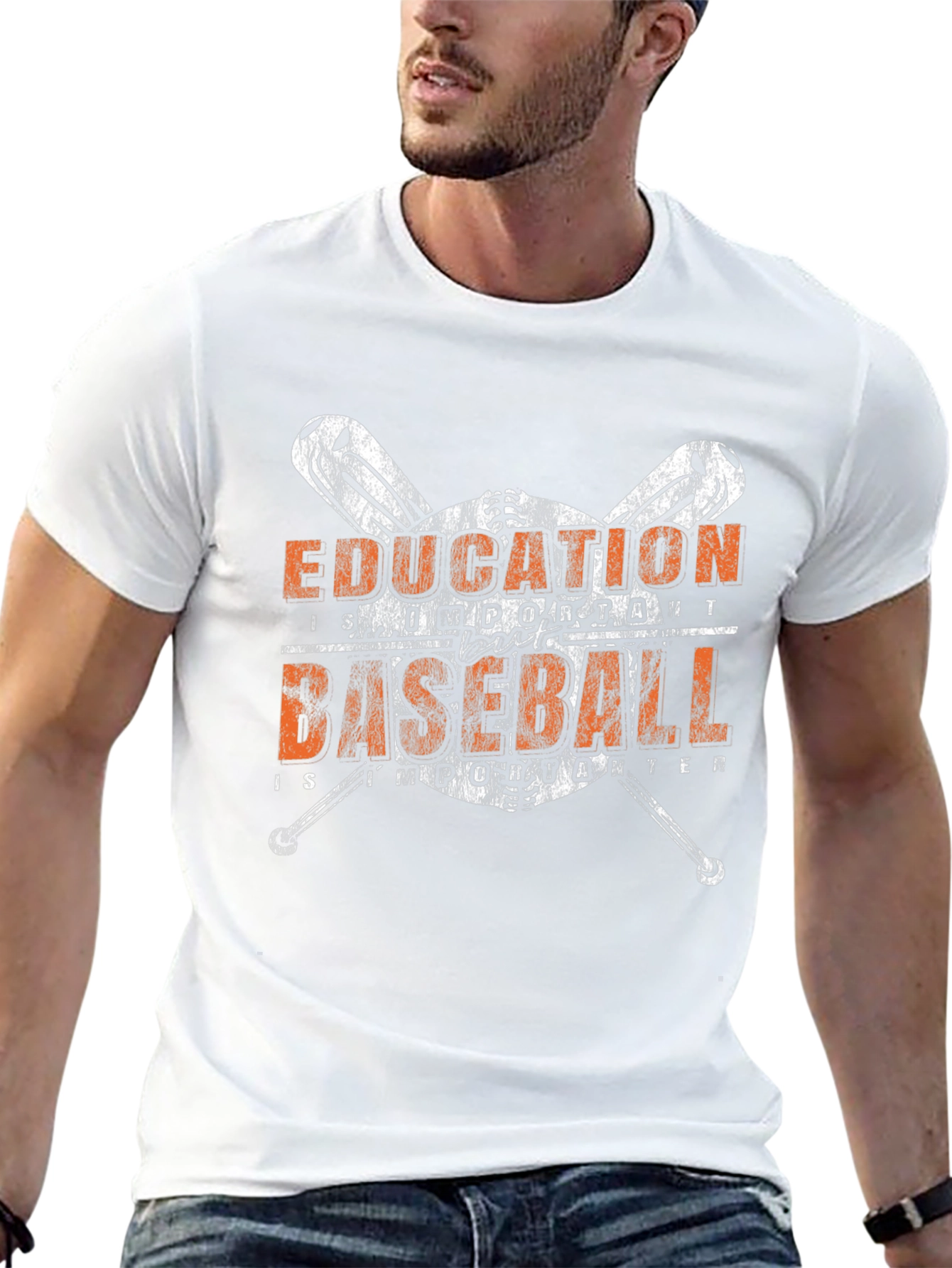 Education Important Baseball More Important T-Shirt