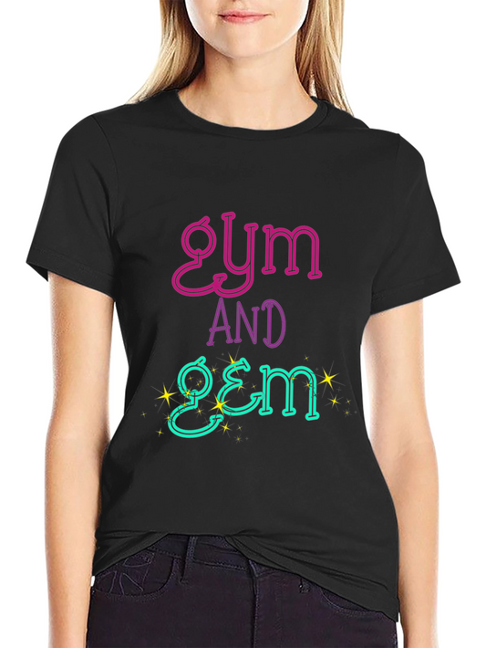 Gym and Gem Black T-Shirt