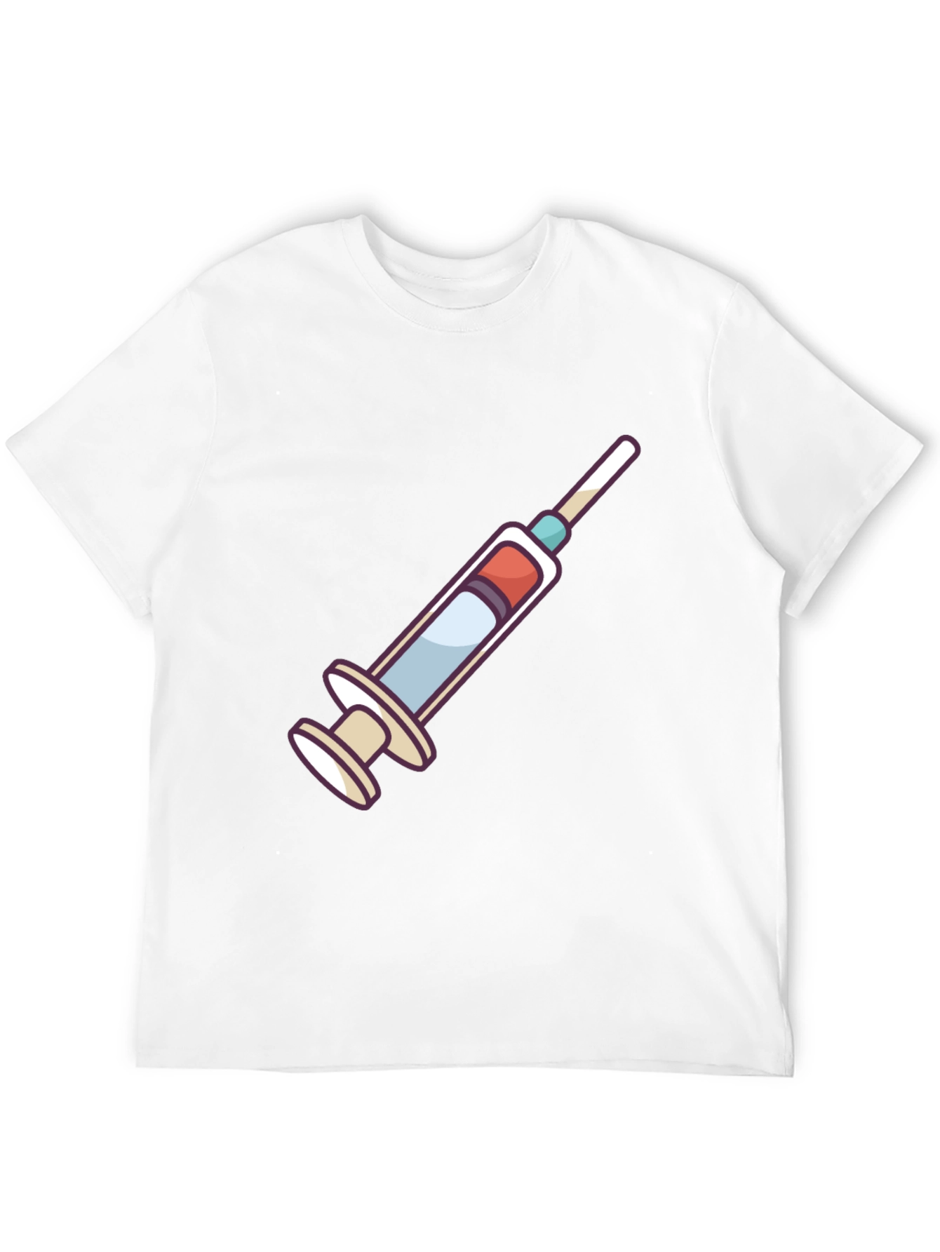 Syringe Graphic Tee - Novelty Design