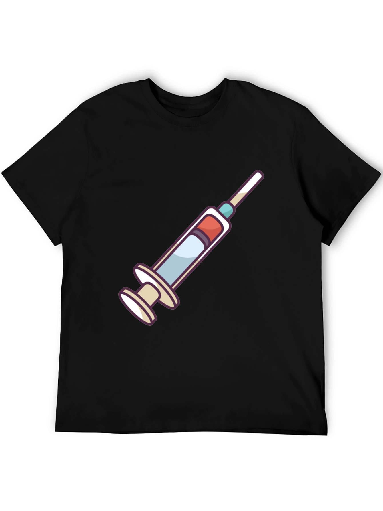 Syringe Graphic Tee - Novelty Design
