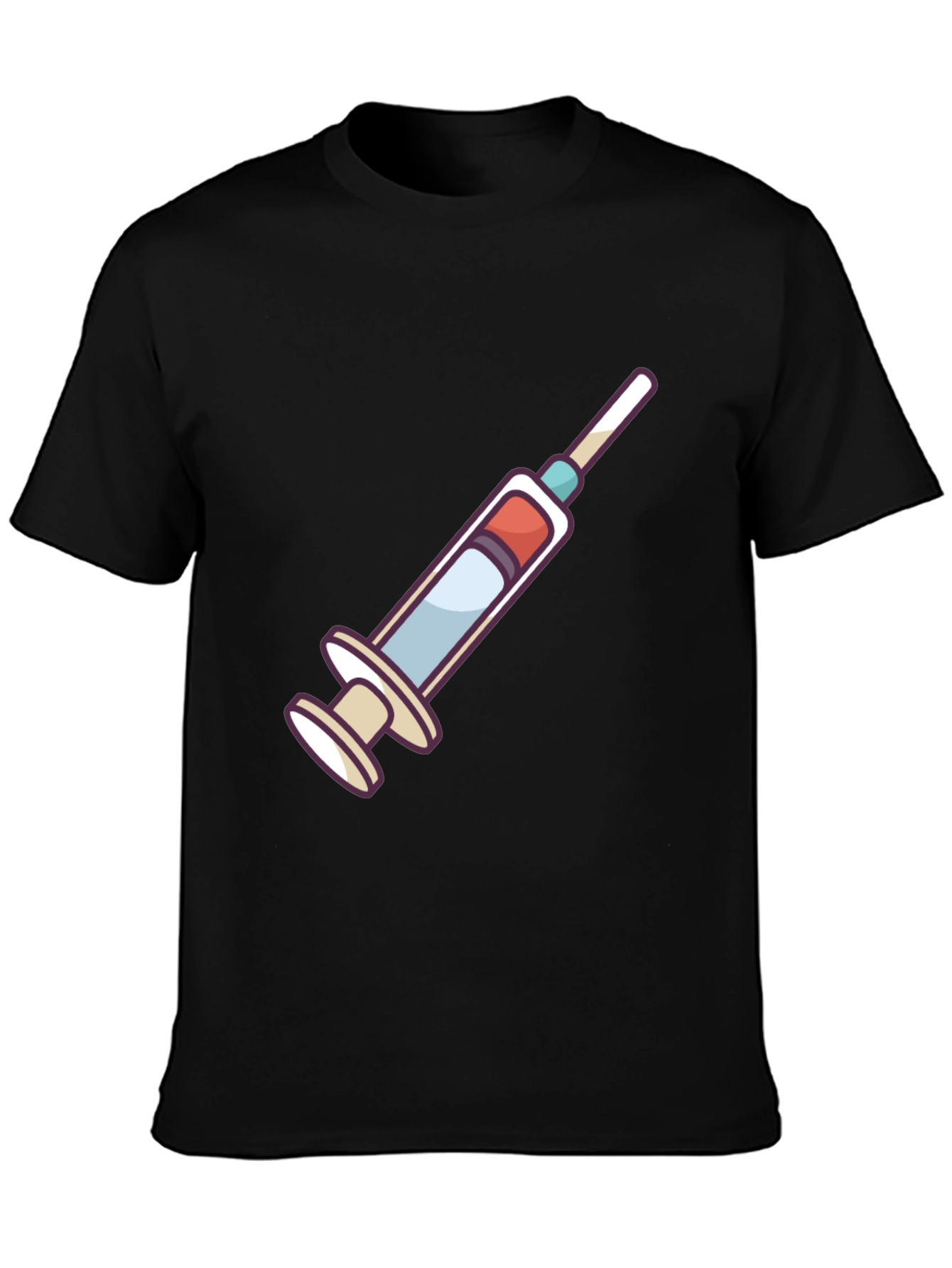 Syringe Graphic Tee - Novelty Design