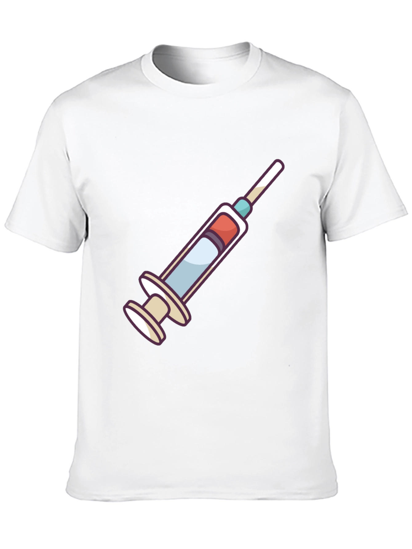 Syringe Graphic Tee - Novelty Design