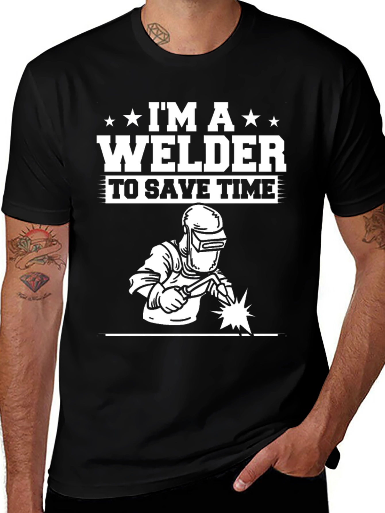 Im a Welder T-Shirt Funny Welding Tee
