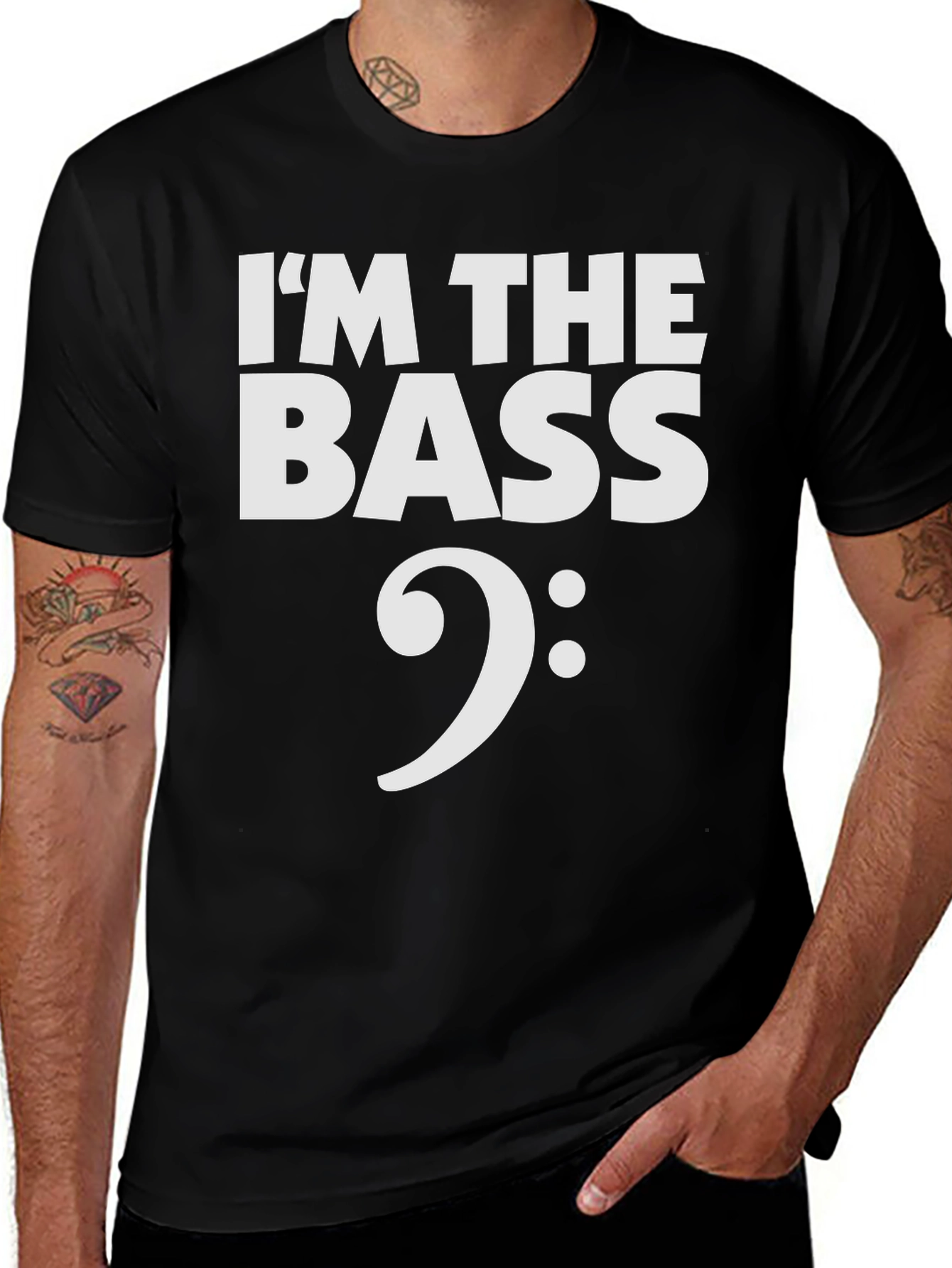 Im the Bass T-Shirt - Musicians Humor