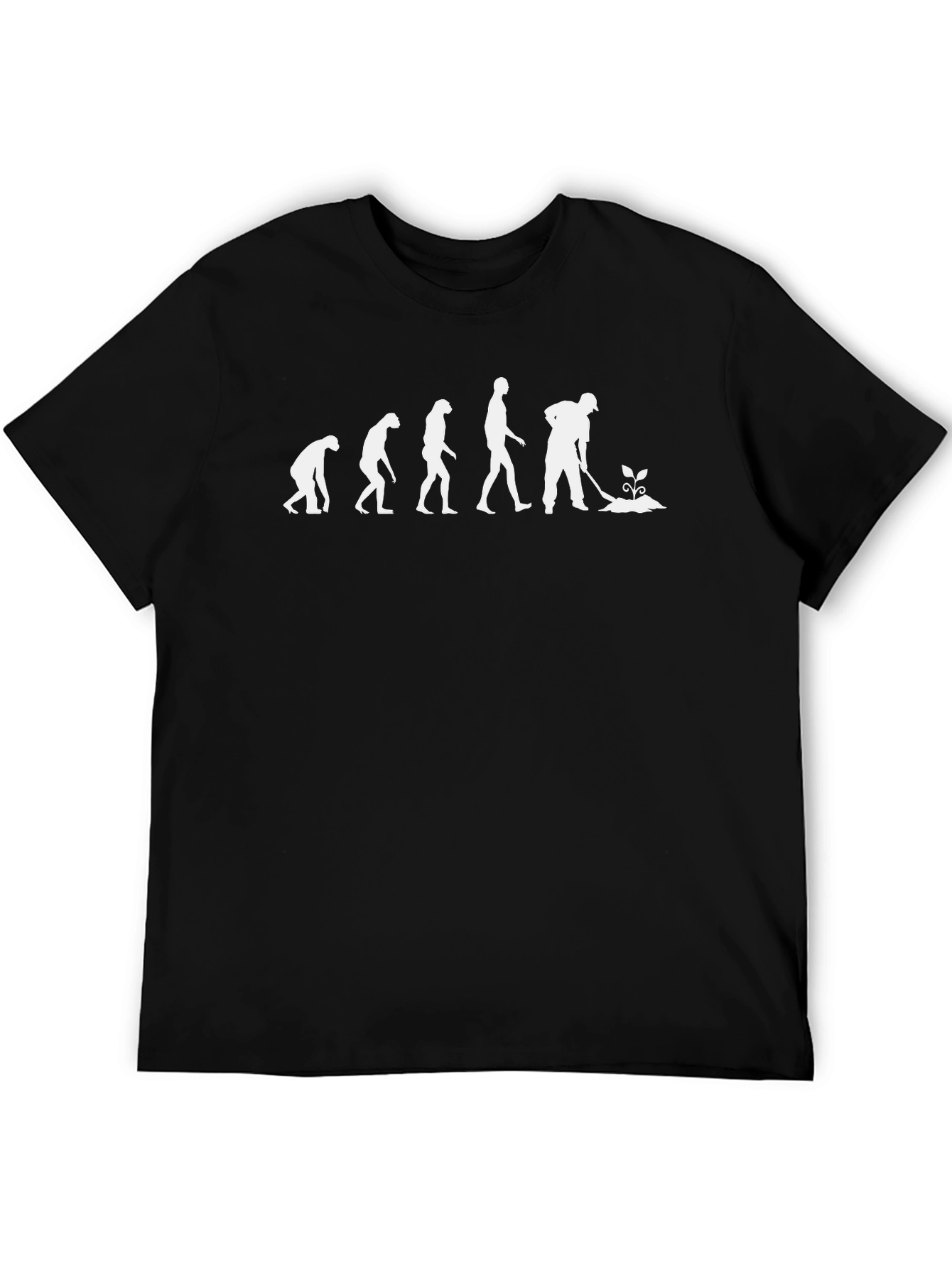 Gardener Evolution Graphic Tee - Black Cotton