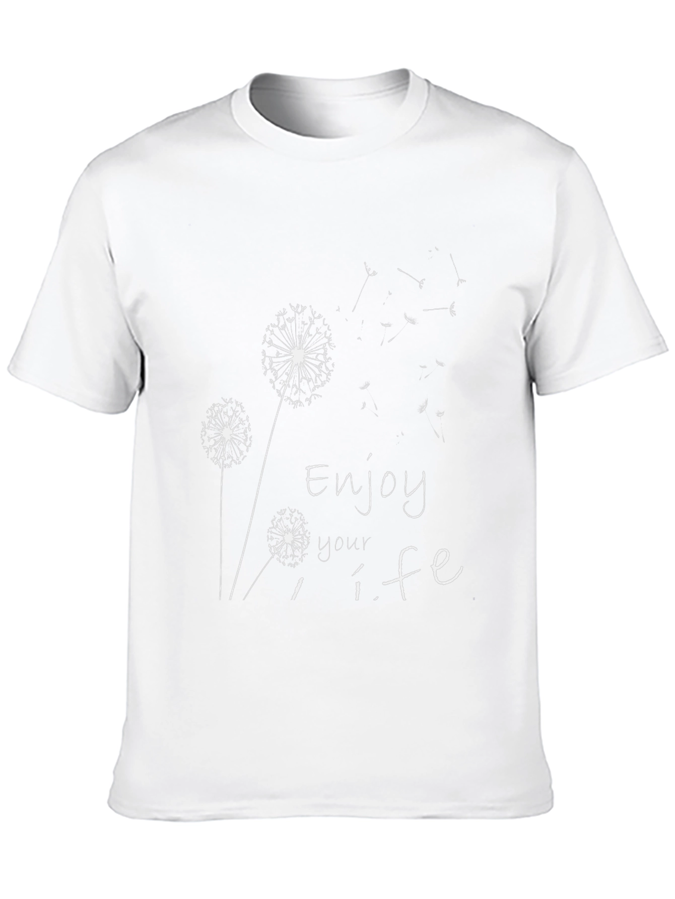 Enjoy Your Life Dandelion Graphic Tee