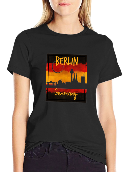 Berlin Germany Silhouette Graphic Tee - Unisex
