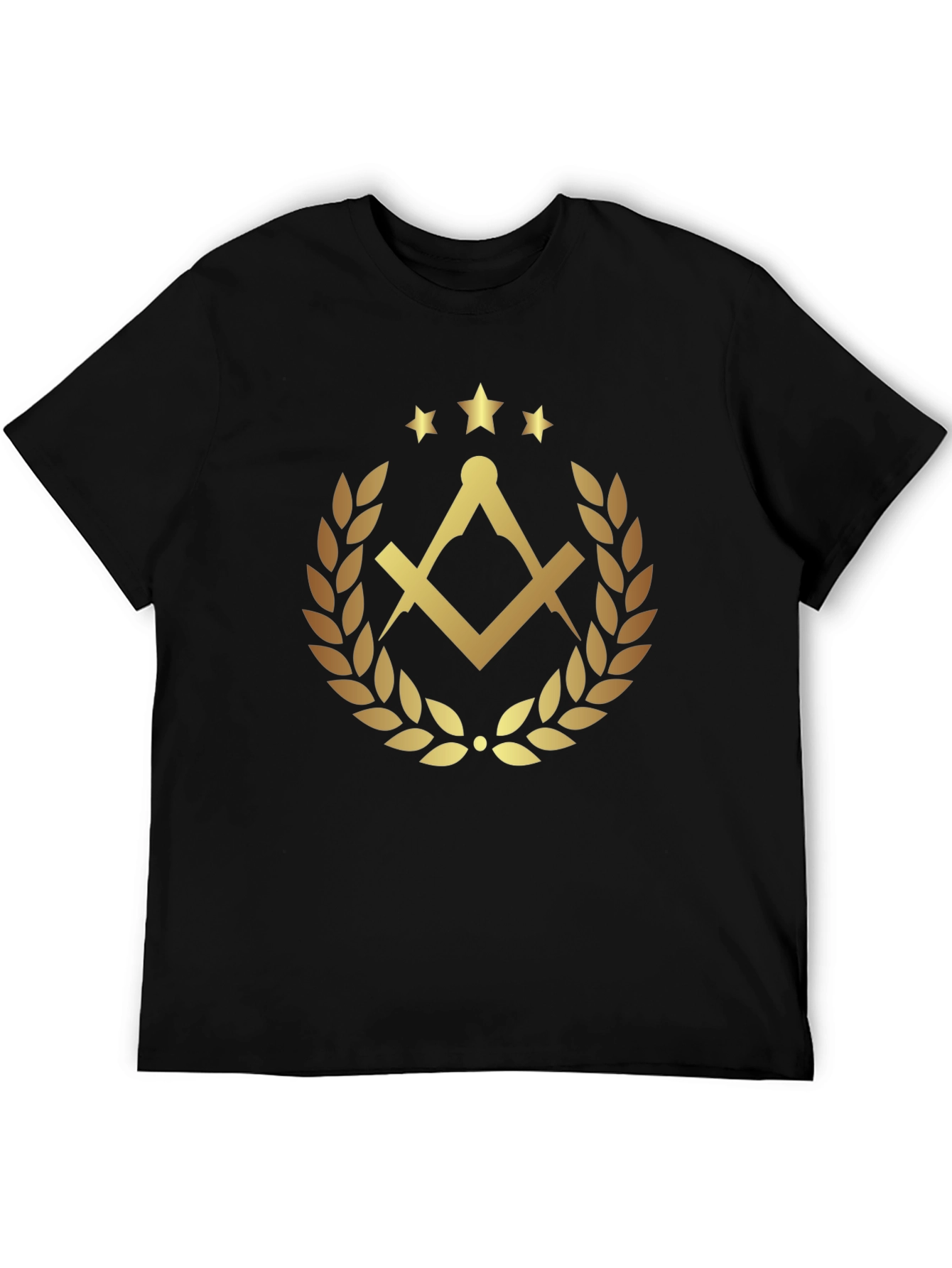 Masonic Symbol Black T-Shirt