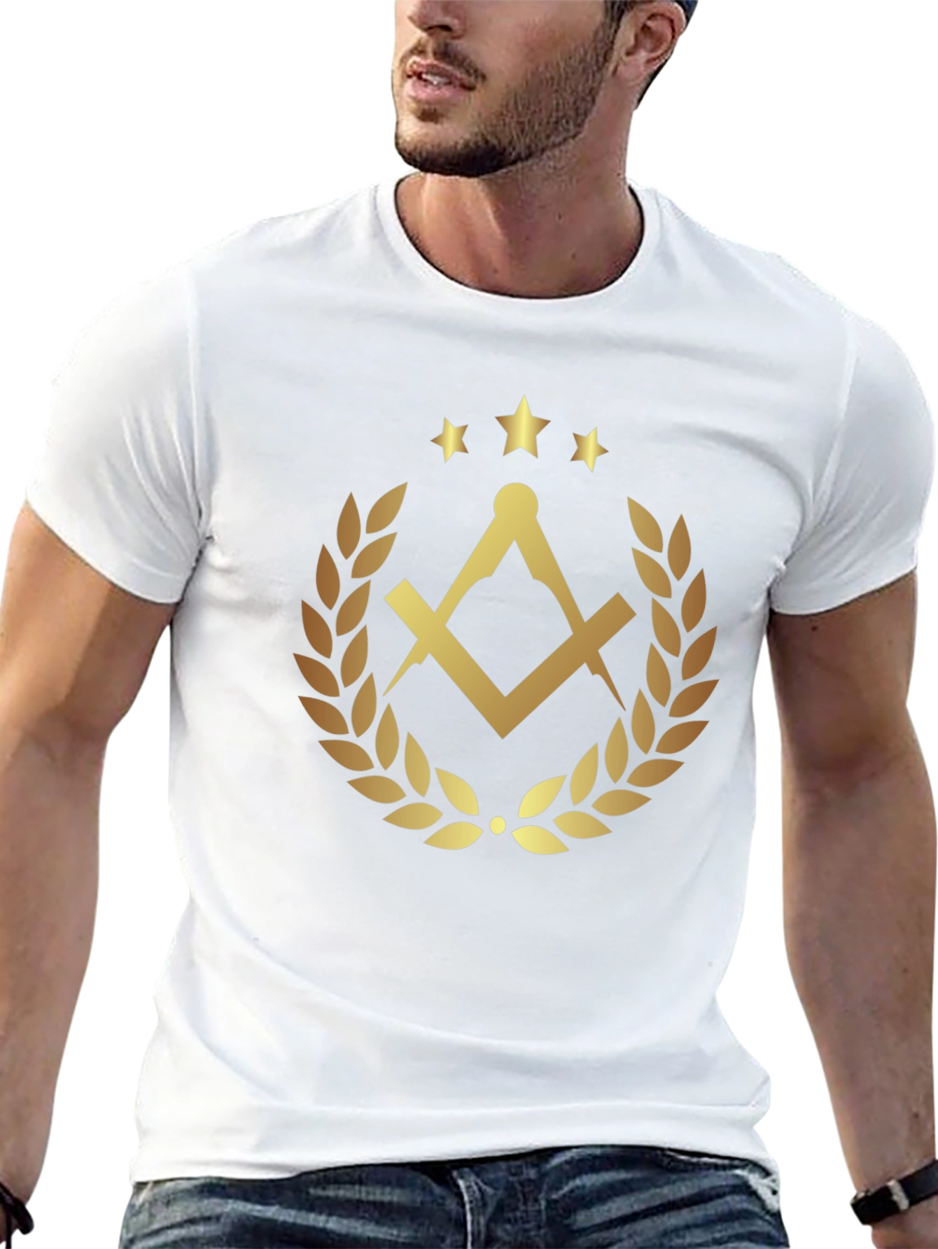 Masonic Symbol Black T-Shirt