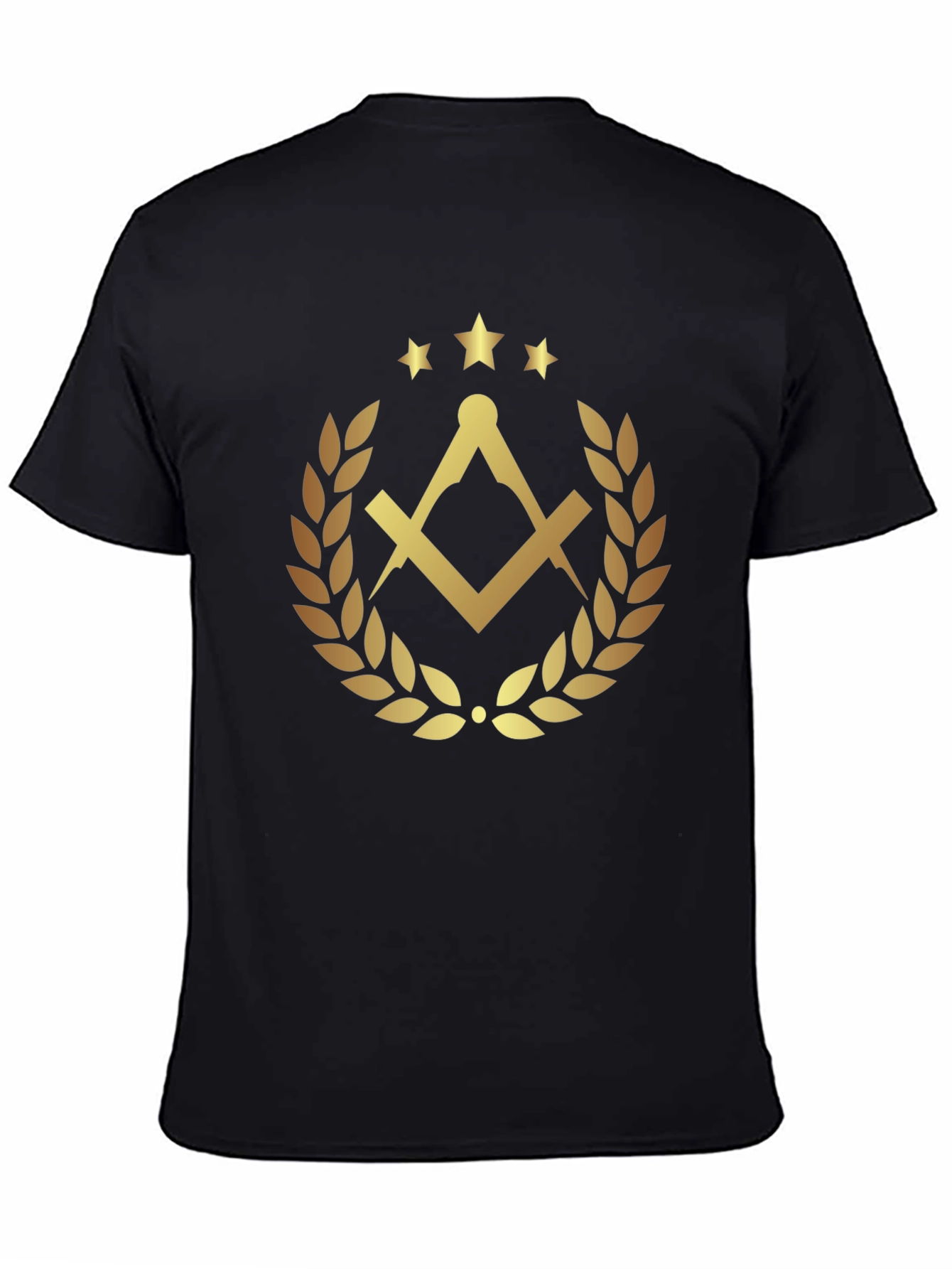 Masonic Symbol Black T-Shirt