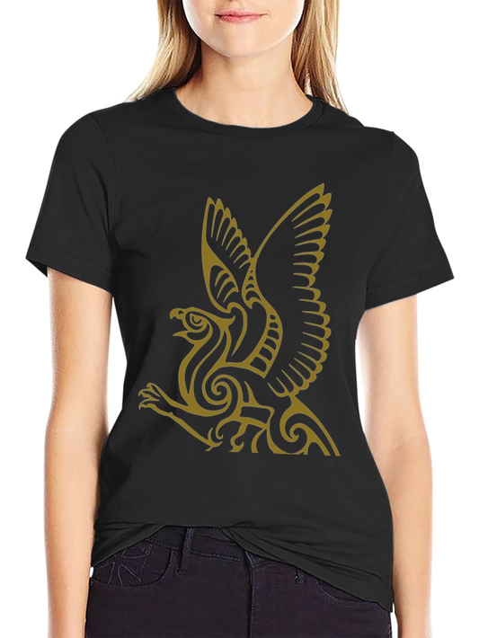 Griffin Graphic Tee - Stylish Black T-Shirt