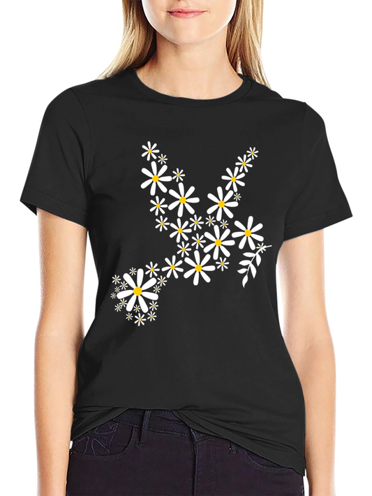 Floral Dove Graphic Tee