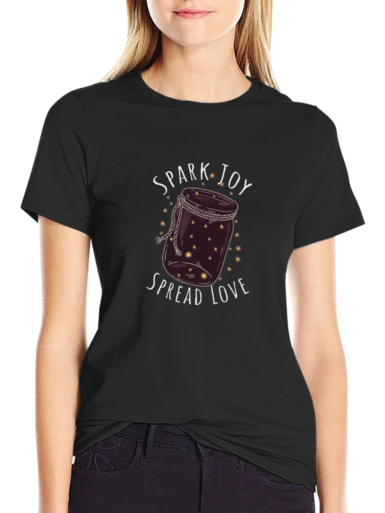 Spark Joy Spread Love Graphic T-Shirt