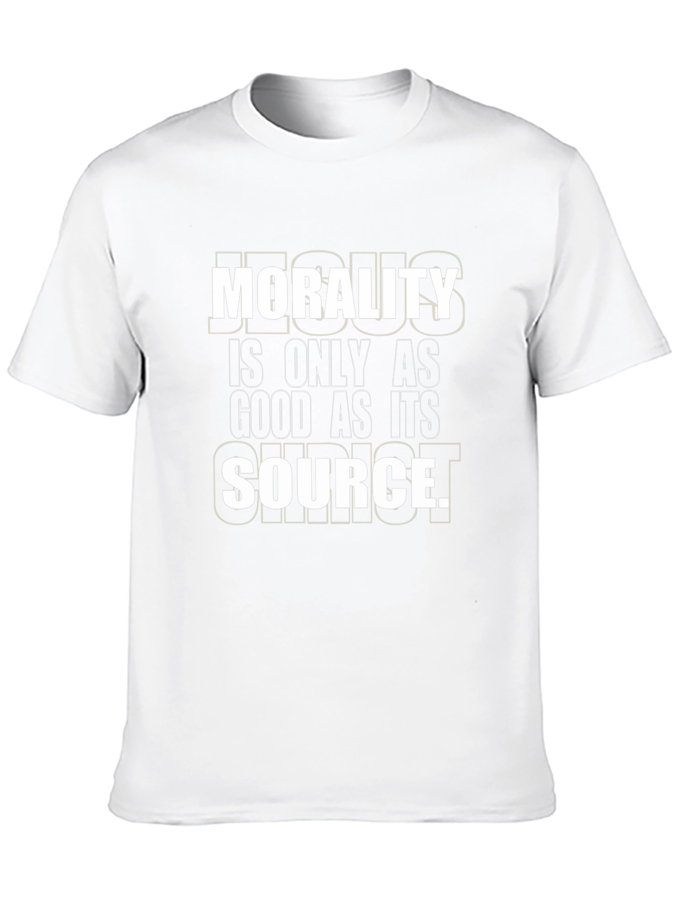 Morality Source Graphic Tee - Unisex Black T-Shirt