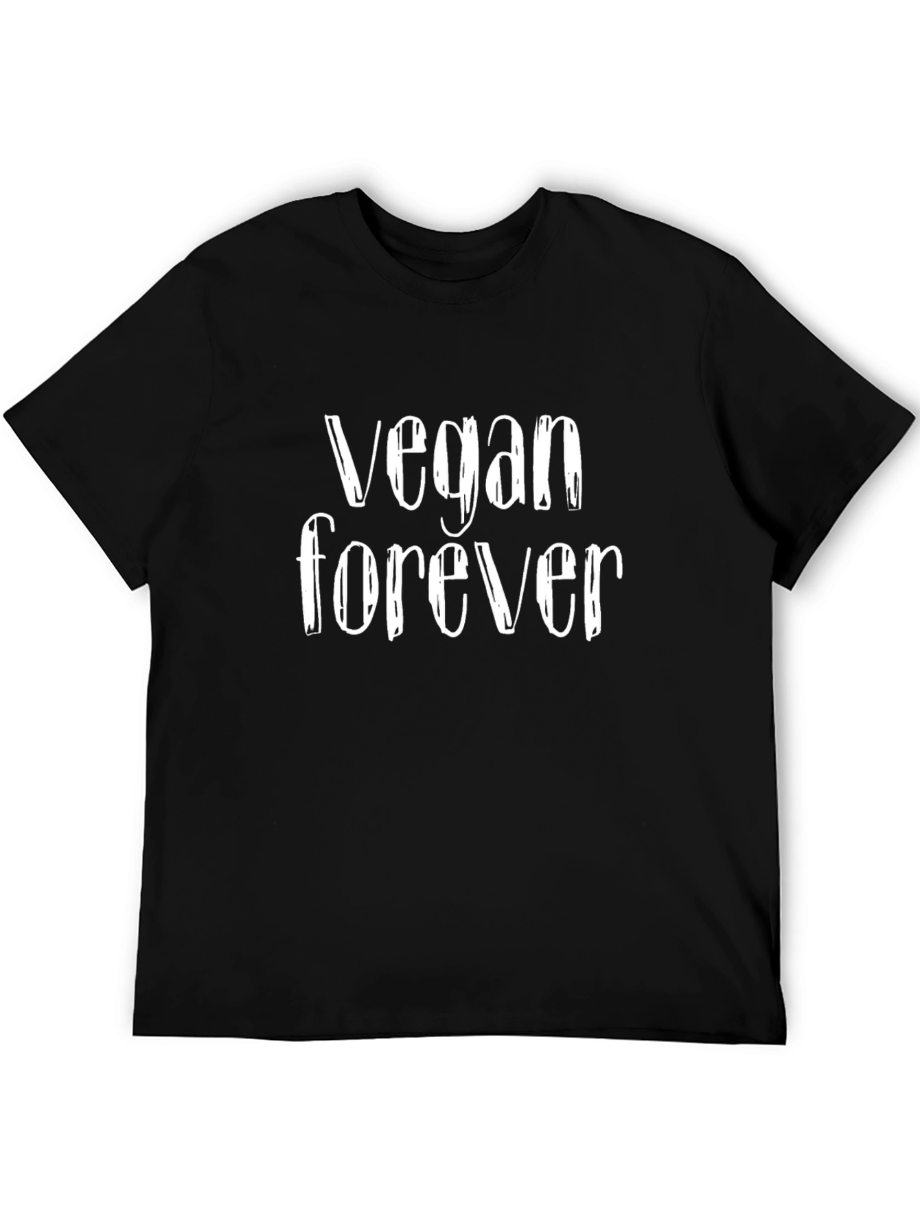 Vegan Forever Graphic Tee - Black