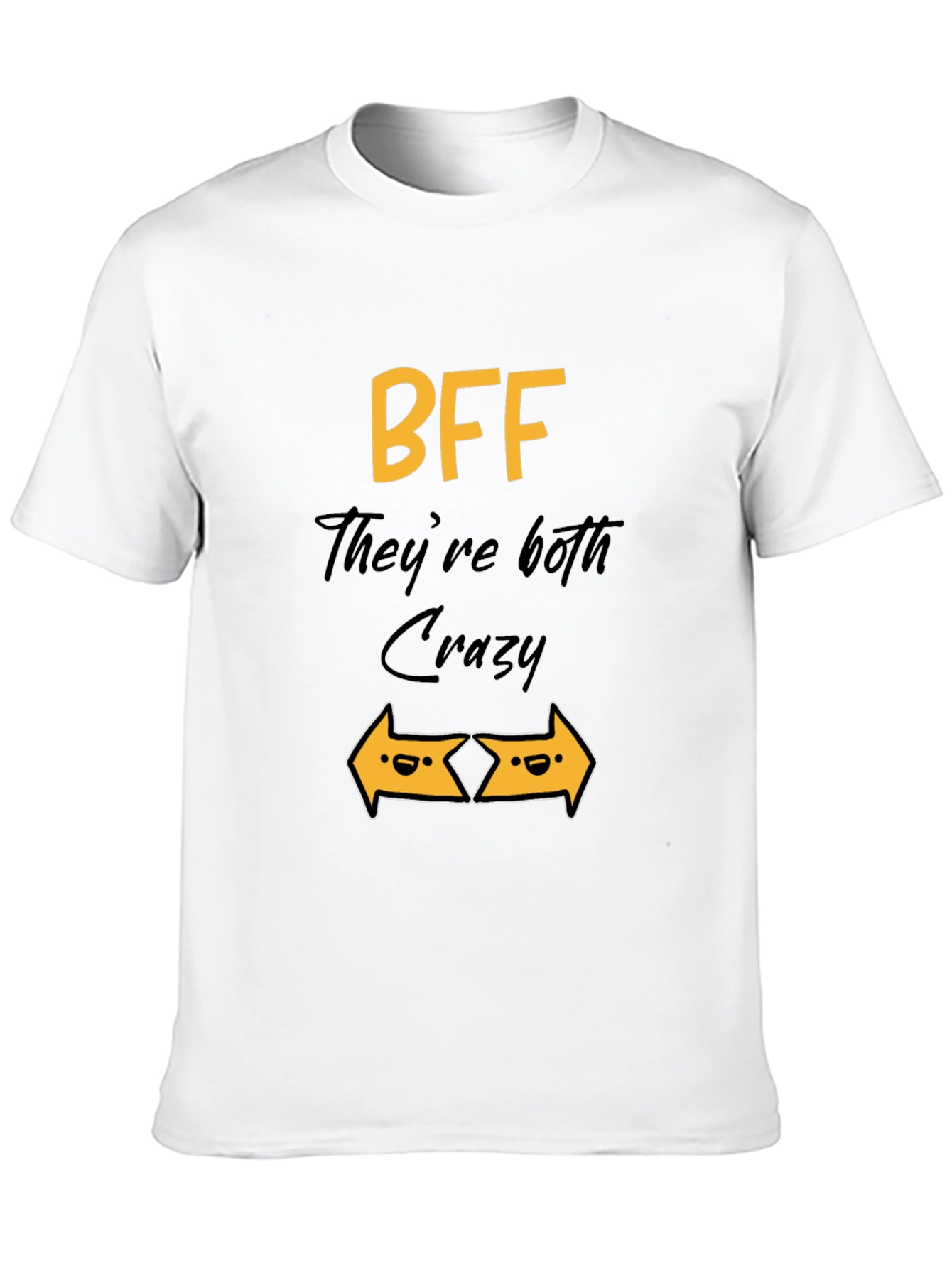 BFF Crazy Arrows Graphic T-Shirt - Black