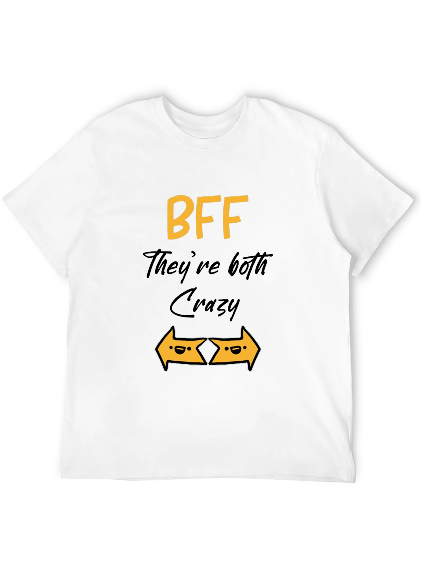 BFF Crazy Arrows Graphic T-Shirt - Black