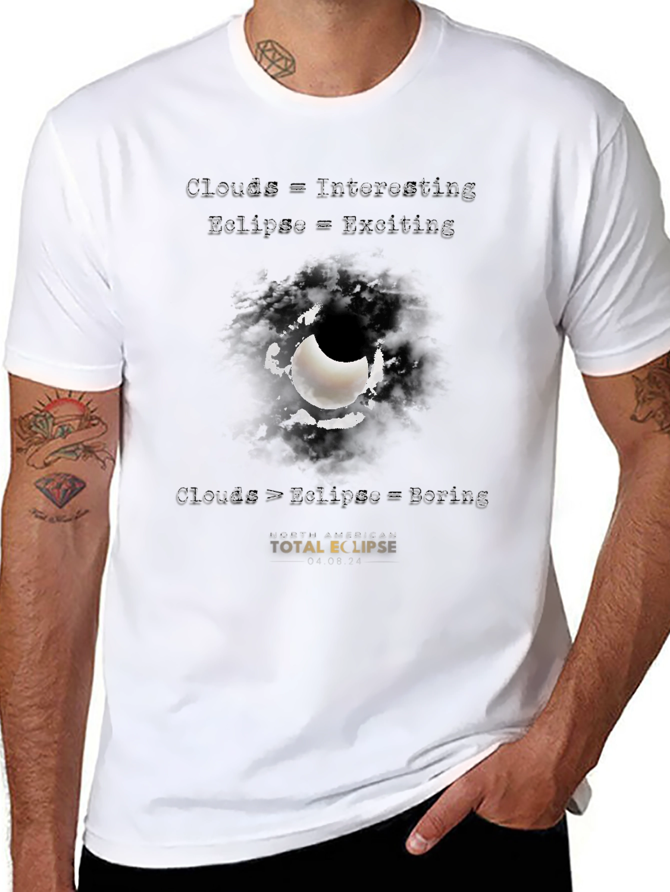 Eclipse Graphic Print T-Shirt