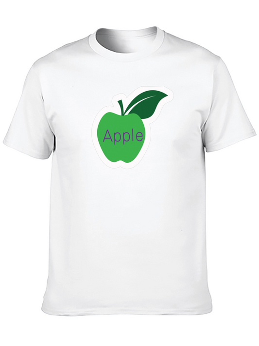 Apple Graphic T-Shirt - Modern Casual Tee