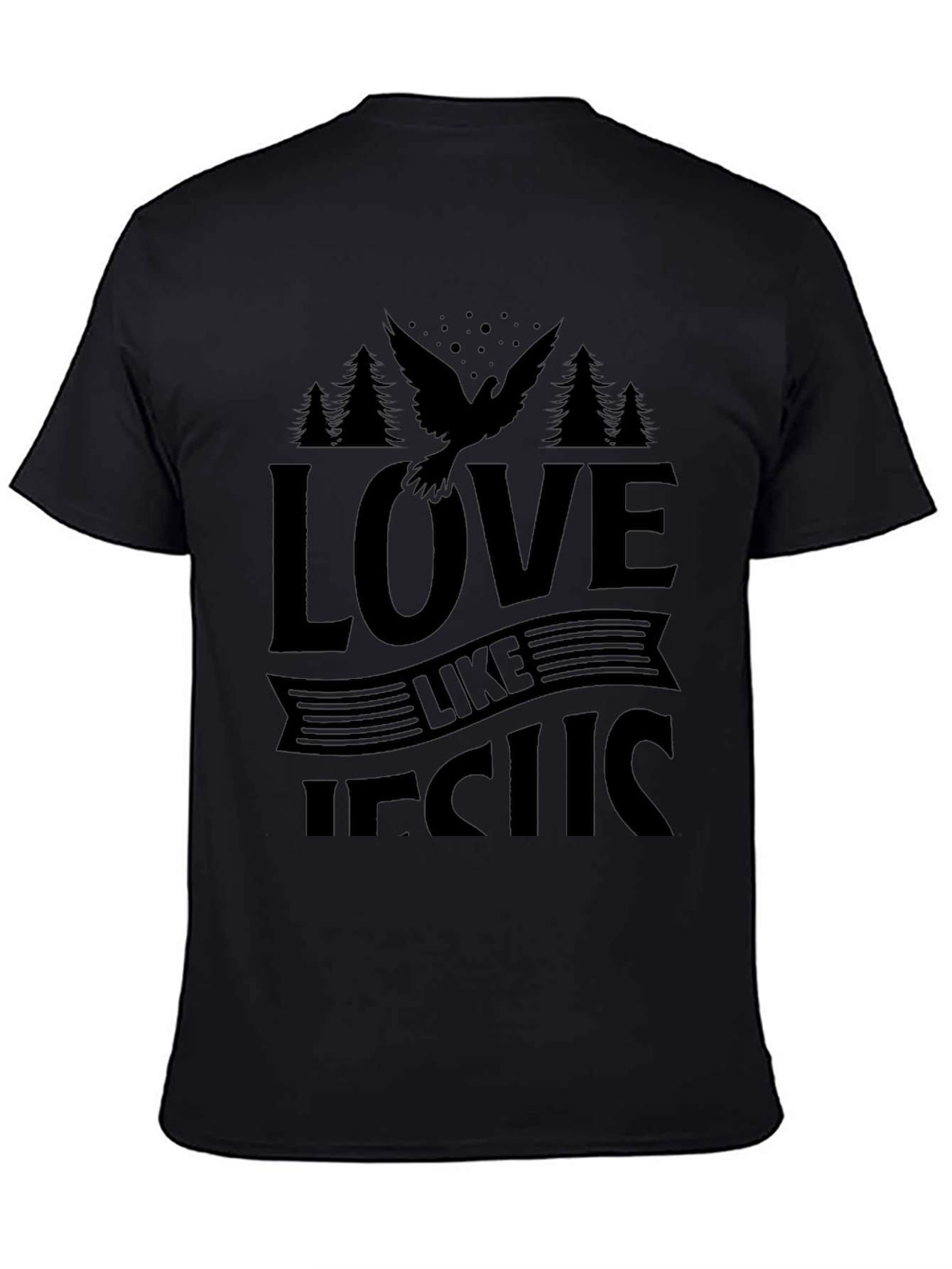 Love Like Jesus Black T-Shirt