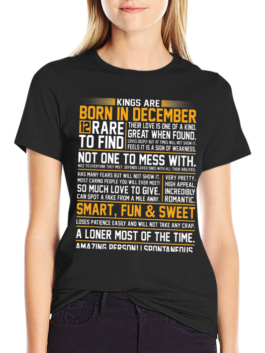 December Born Kings Graphic Tee