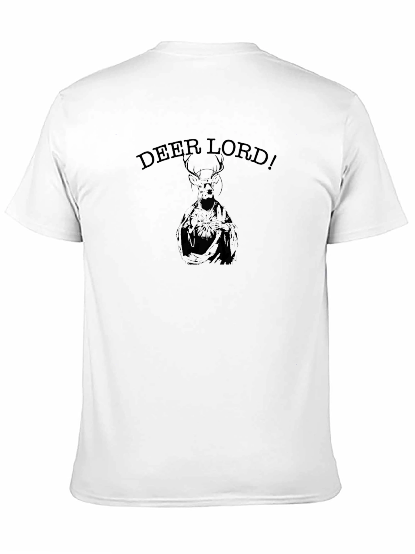 Deer Lord Black Graphic Tee