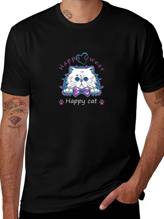 Happy Cat Owner Graphic Tee
