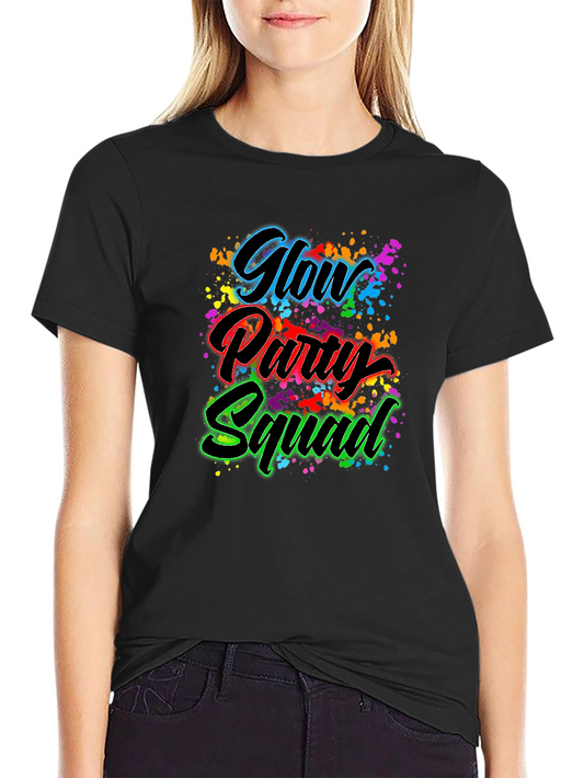 Glow Party Squad Graphic T-Shirt