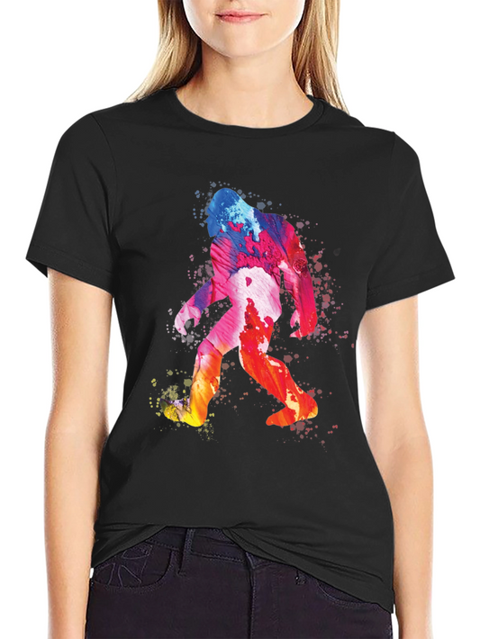 Colorful Bigfoot T-Shirt - Squatch Style
