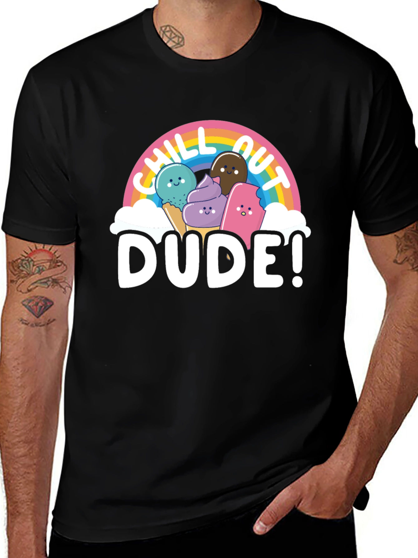 Chill Out Dude! Graphic T-Shirt