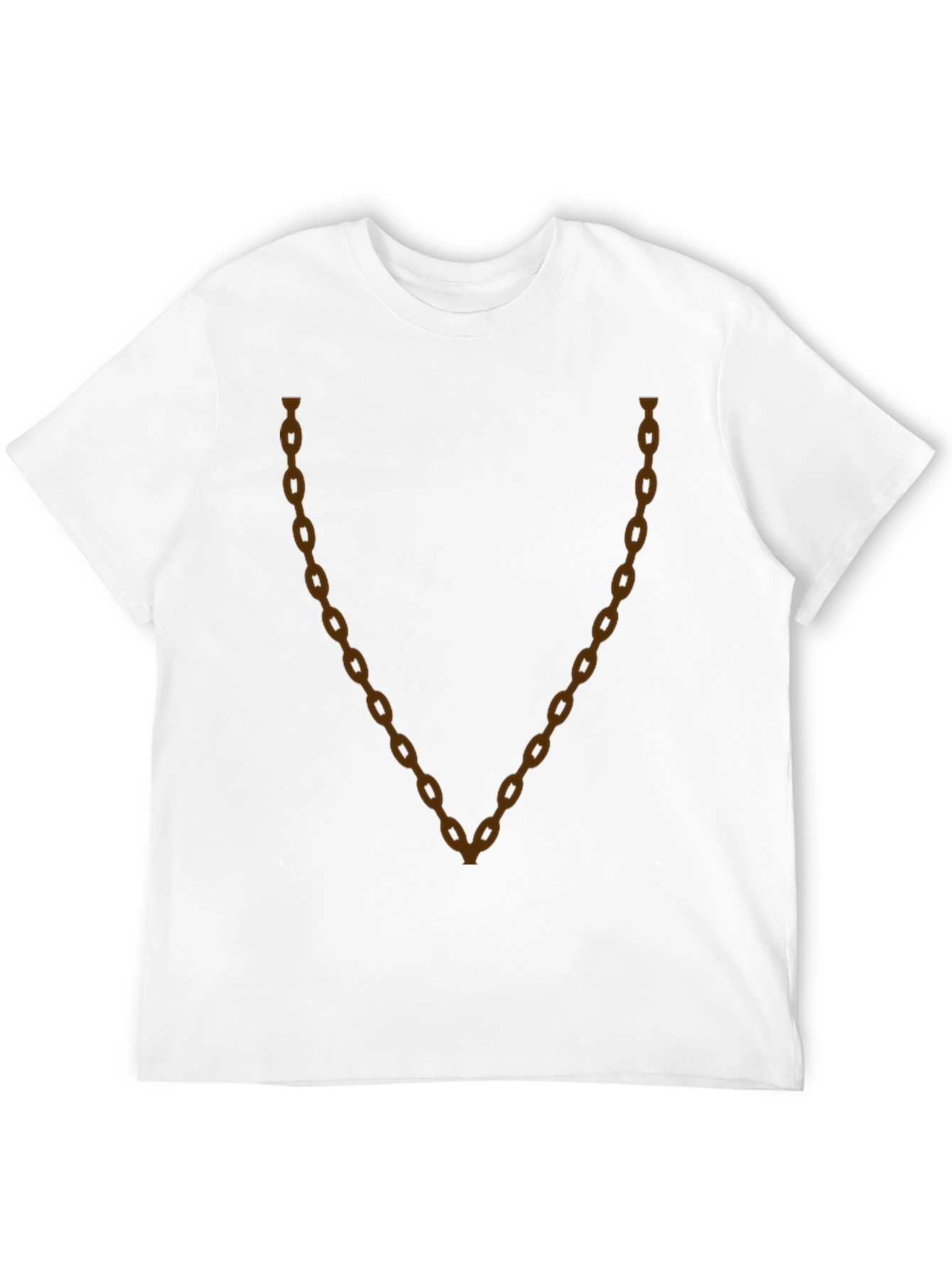Chain Graphic Tee - Casual Style