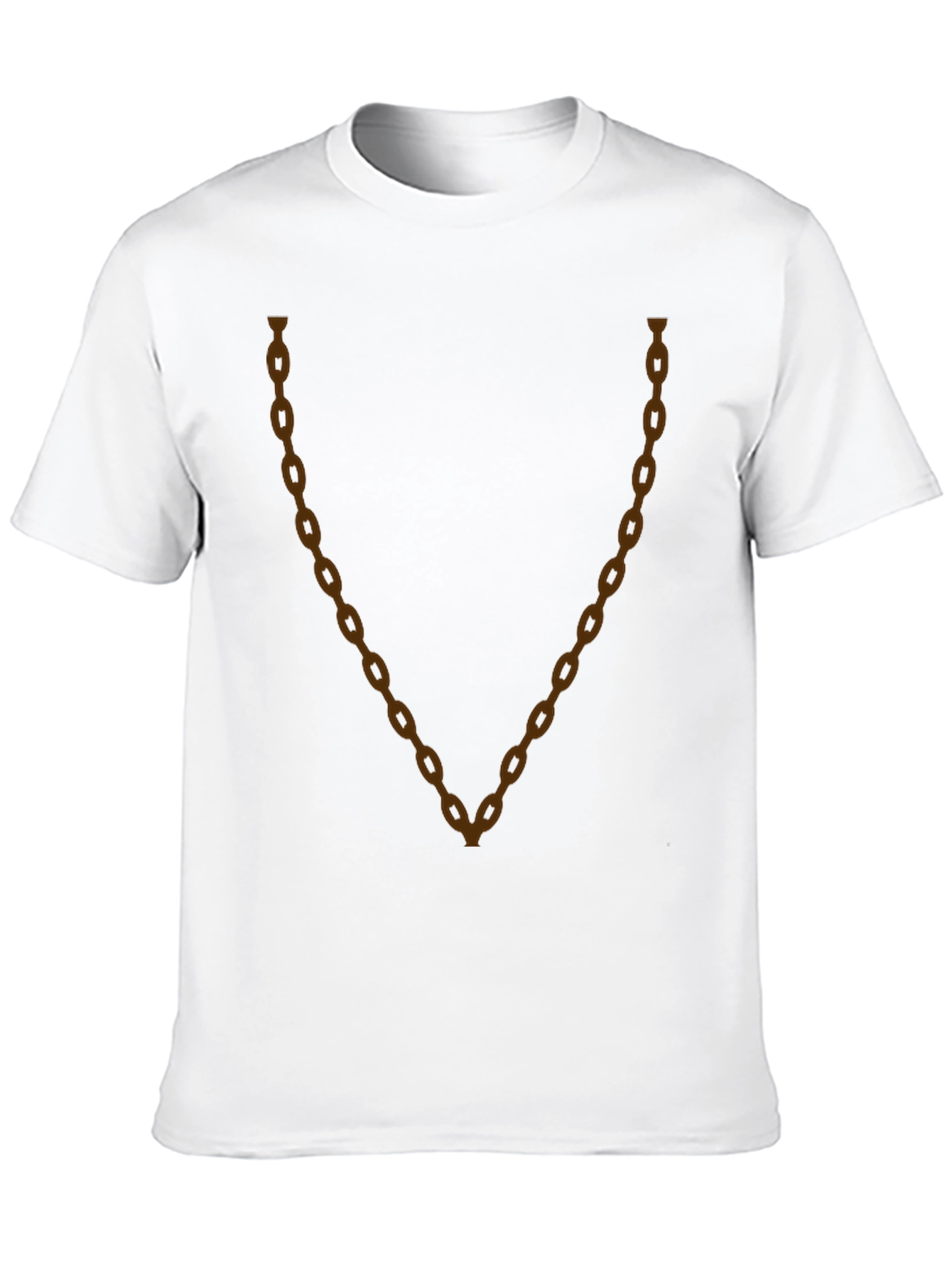Chain Graphic Tee - Casual Style