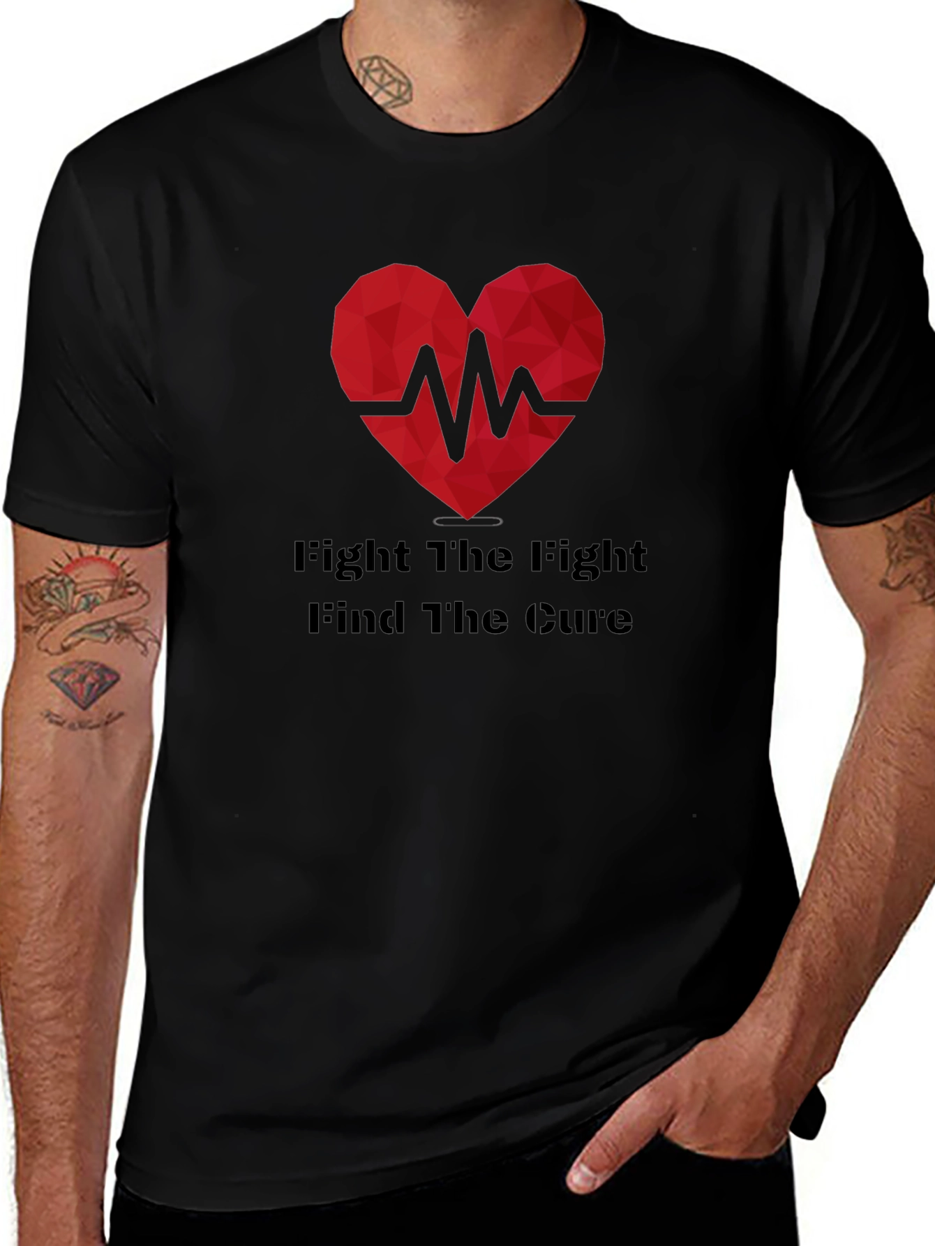 Fight The Fight Find The Cure Graphic T-Shirt