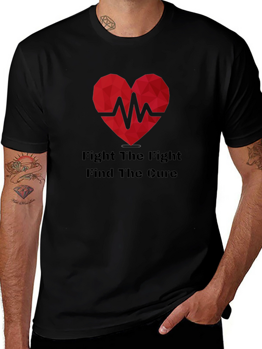 Fight The Fight Find The Cure Graphic T-Shirt