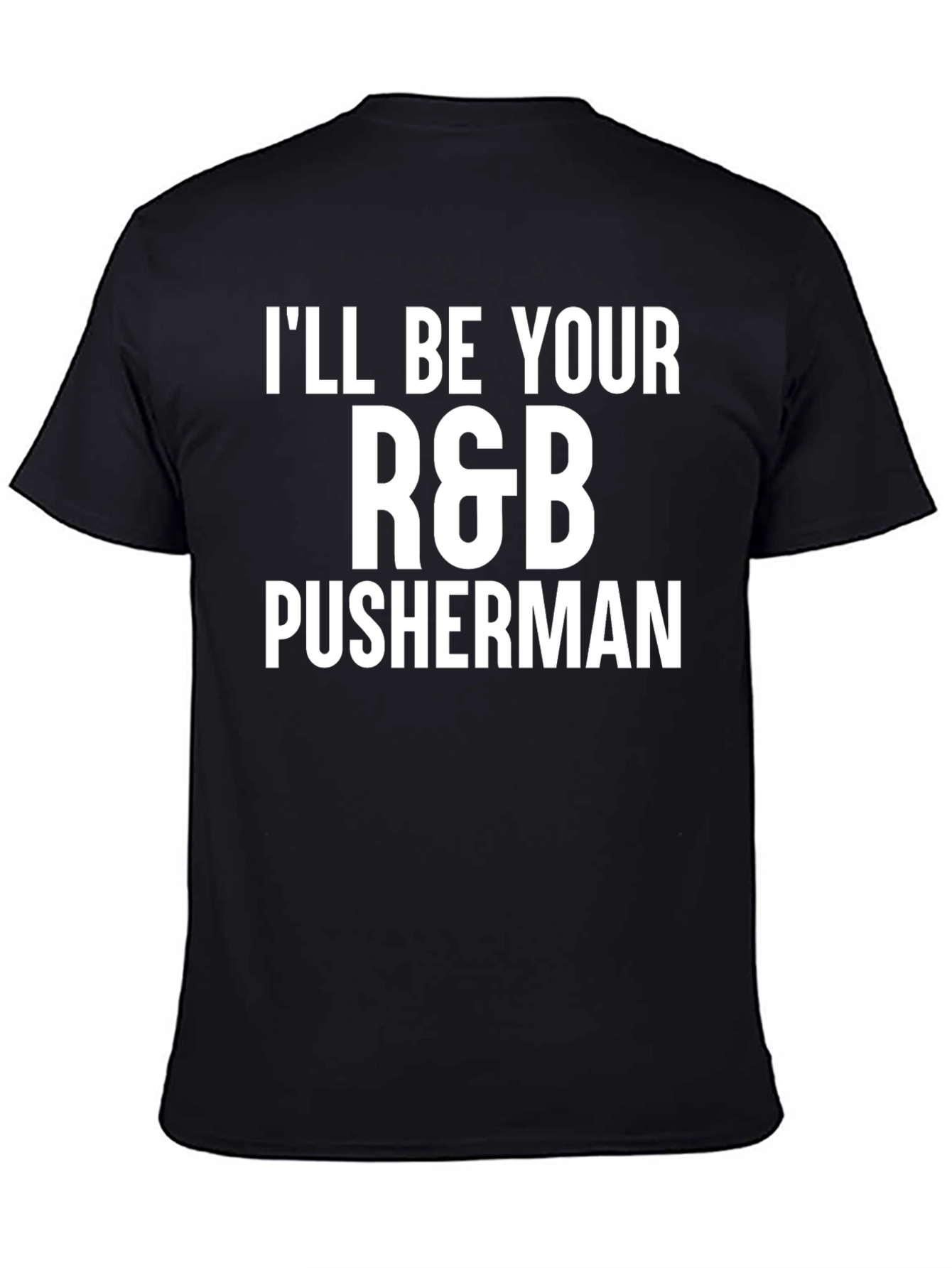 R&B Pusherman Black Graphic Tee
