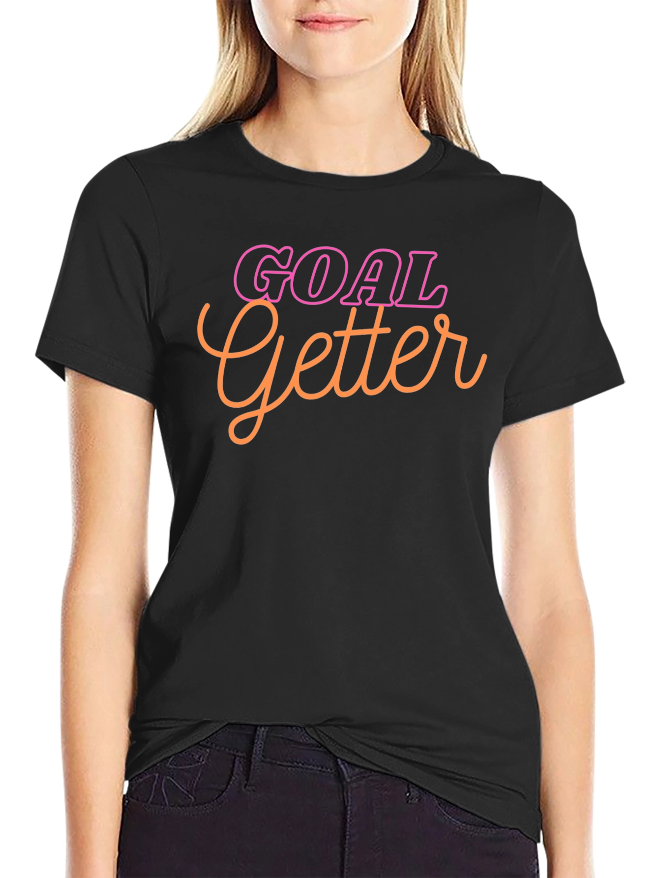 Goal Getter Graphic T-Shirt - Black
