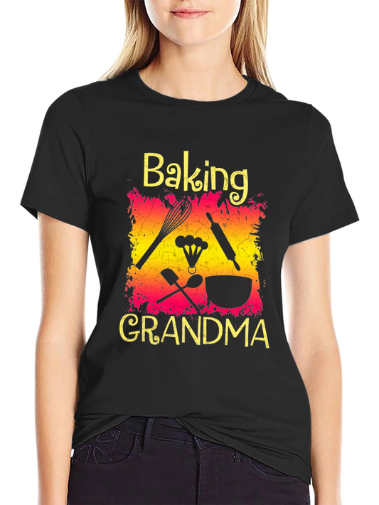 Baking Grandma Graphic T-Shirt